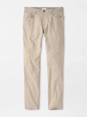 Peter Millar EB66 Performance Five Pocket Pants Crown Sport 42x32 Khaki